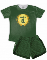Pijama Infantil De Malha Olimpiadas 2021 Familia Numero 1 