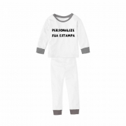 Pijama Infantil Inverno  Personalize Com A Sua Estampa