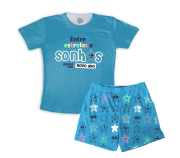 Pijama Masculino Adulto Sonhos e Estrelas Ano Novo 