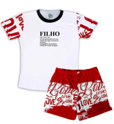 Pijama Masculino Infantil De Malha Significado Filho 