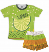 Pijama Masculino Infantil Verão Limão 