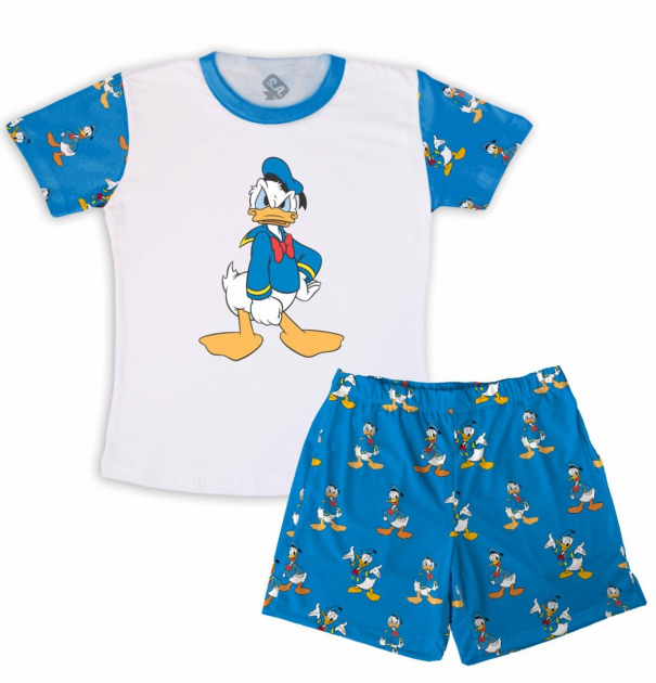 Pijama Masculino Malha Pato  Donald 