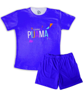 Pijama Masculino Malha Tema Bloquinho Do Pijama Roxo 