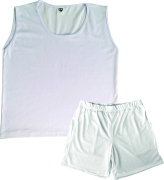 Pijamas De Algodão Colorido Infantil Regata