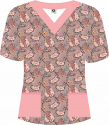 Scrub estampado Anne Pires + Confecção S.A. Nascimento