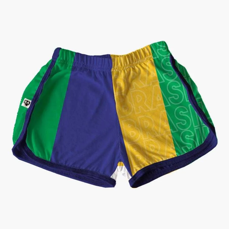 Short Tactel Feminino Adulto Verão Para A Copa Cores do Brasil na  Camiseteria S.A.