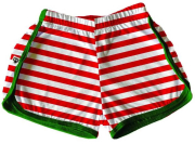 Short Tactel Feminino Infantil Listrado 