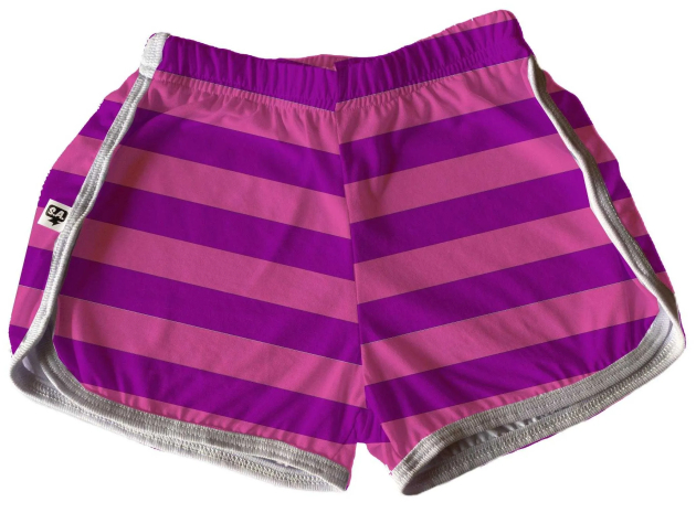 Short Tactel Feminino Infantil Listras