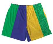 Short Tactel Infantil Cores Da Bandeira  Para A Copa