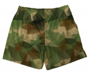 Short Tactel Masculino Adulto Camuflado Geometrico 