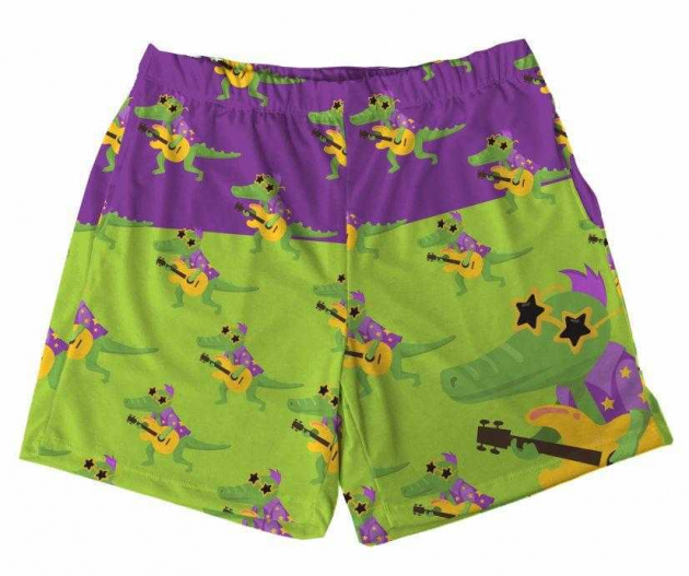 Short Tactel Masculino Adulto Jacaré 