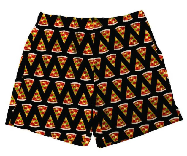 Short Tactel Masculino Adulto Pizza