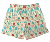 Short Tactel Masculino Adulto Tricô Natalino 