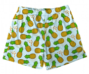Short Tactel Masculino Infantil Abacaxis
