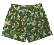 Short Tactel Masculino Infantil Camuflado Musgo 