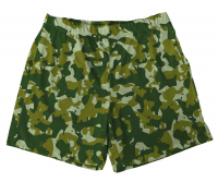 Short Tactel Masculino Infantil Camuflado Verde 