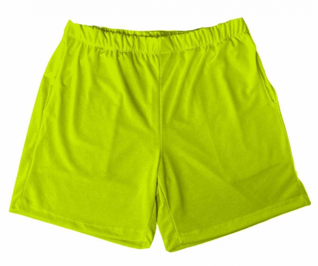 Short Tactel Masculino Infantil Verde Neon 