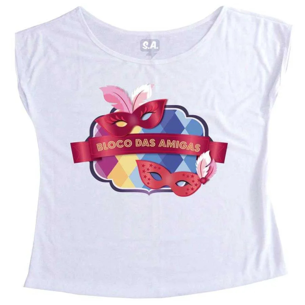 T-Shirt - Bloco das Amigas