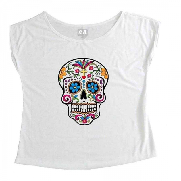T-Shirt Feminina Caveira Mexicana