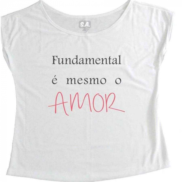 T-Shirt Feminina Fundamental é Mesmo o Amor
