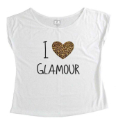 T-Shirt Feminina I Love Glamour