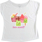 T-Shirt Feminina Love Sweets
