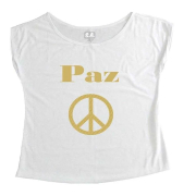 T-Shirt Feminina Paz