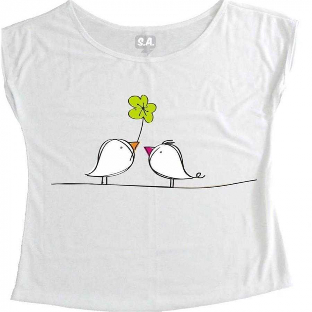 T-Shirt Feminina Pássaros