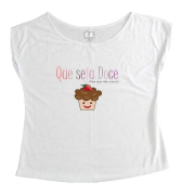 T-Shirt Feminina Que Seja Doce