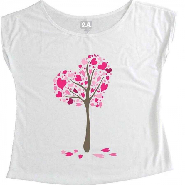 T-Shirt Feminina Árvore Amor