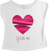 T-Shirt Feminina Y Love Me