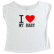 T-Shirt Gestante I Love My Baby