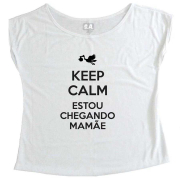 T-Shirt Gestante Keep Calm And Estou Chegando