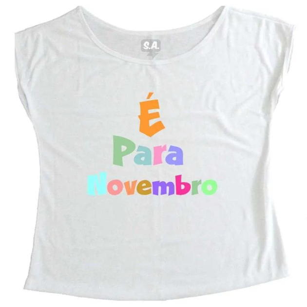 T-Shirt Gestante É Para