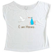 T-Shirt Gestante É um Menino