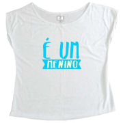 T-Shirt Gestante É Uma Menino