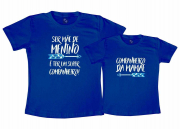 Tal Mãe, Tal Filho Camiseta Companheiro Azul 