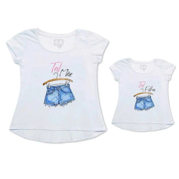 Tal Mãe, Tal Filha Short Jeans