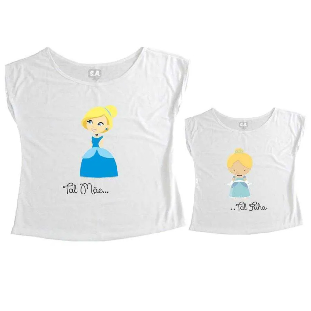 Tal Mãe, Tal Filha T-Shirt Cinderela