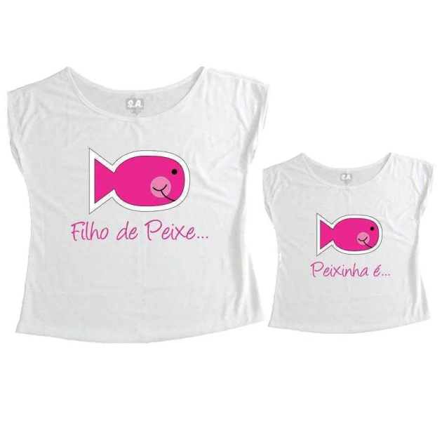 Tal Mãe, Tal Filha T-shirt Filha de Peixe