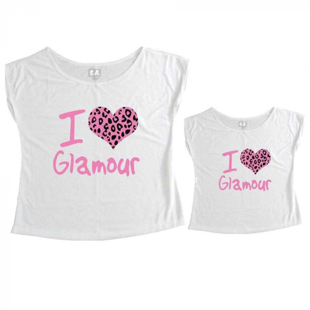 Tal Mãe, Tal Filha T-shirt I Love Glamour