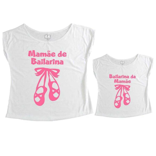 Tal Mãe, Tal Filha T-shirt Mamãe de Bailarina