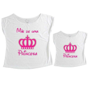 Tal Mãe, Tal Filha T-shirt Mãe de Uma Princesa