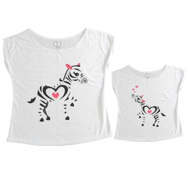 Tal Mãe, Tal Filha T-Shirt Zebra