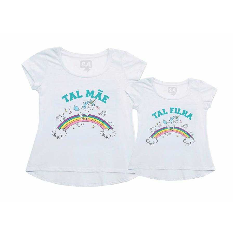 blusa unicornio mae e filha