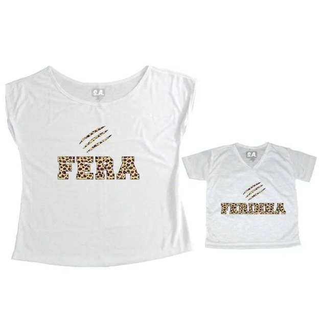 Tal Mãe, Tal Filho T-shirt Fera e Ferinha