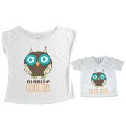 Tal Mãe, Tal Filho T-shirt Mamãe Coruja