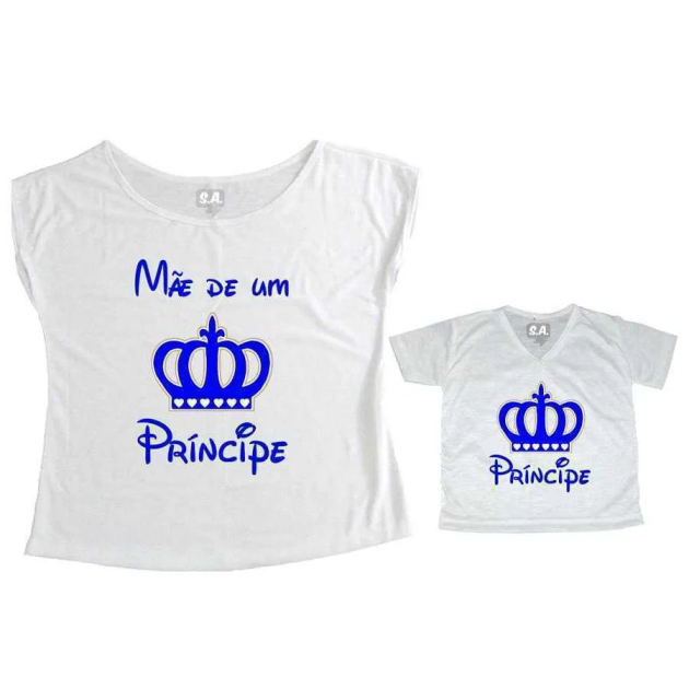 Tal Mãe, Tal Filho T-shirt Mãe de Um Príncipe