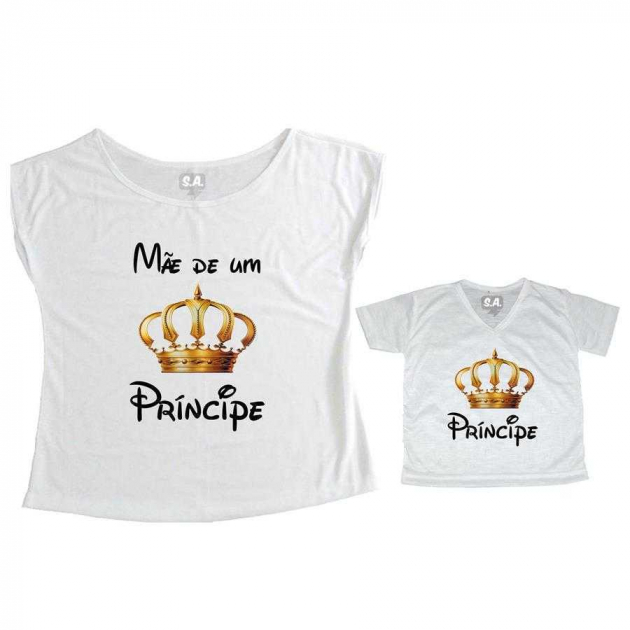 Tal Mãe, Tal Filho T-shirt Mãe de Um Príncipe