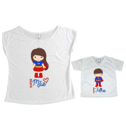 Tal Mãe, Tal Filho T-shirt Super Mãe, Super Filho